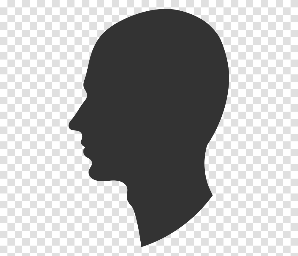 Head Clipart, Silhouette, Hair, Back, Arrow Transparent Png