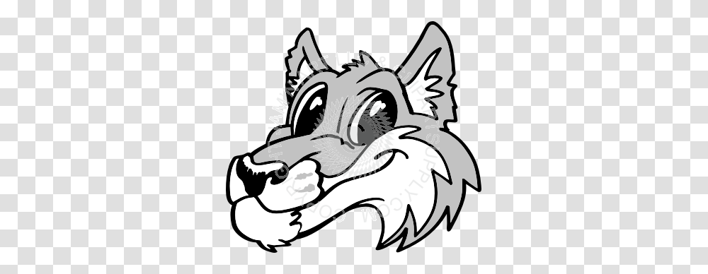 Head Clipart Wolf, Dragon Transparent Png