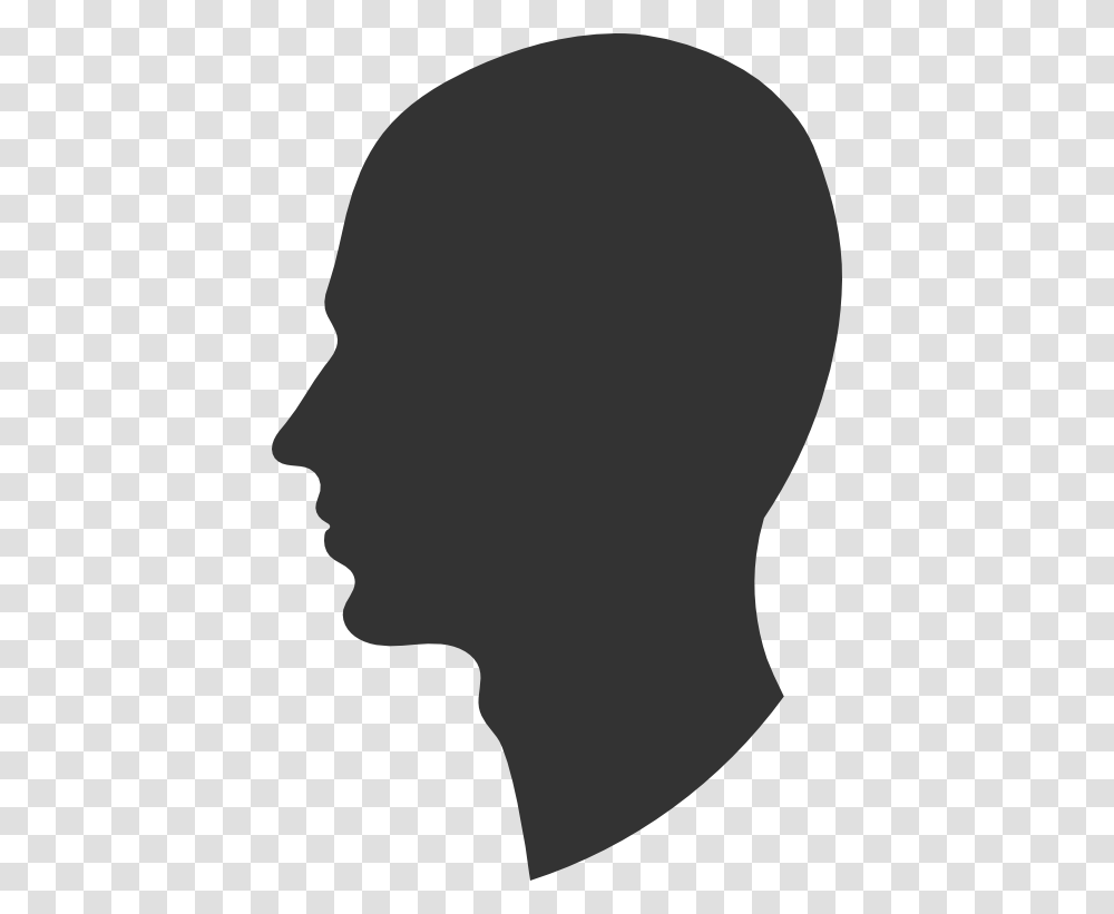 Head Cliparts, Silhouette, Back, Hair Transparent Png