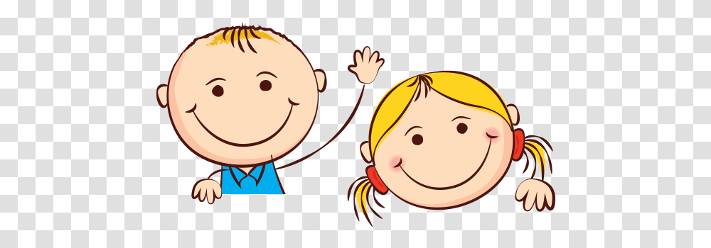 Head For Kids & Free Kidspng Kids Happy Face Cartoon, Graphics, Rattle Transparent Png