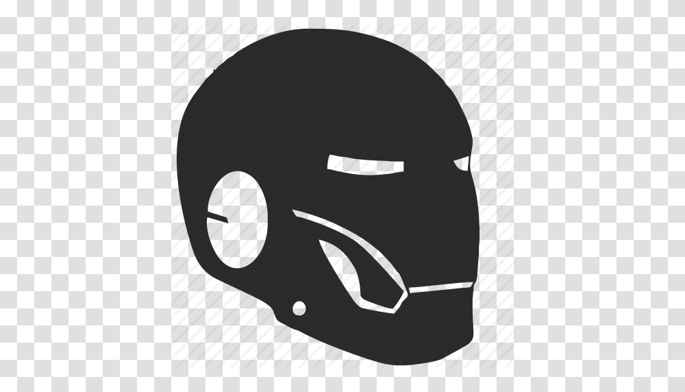 Head Helmet Iron Man Mask Icon, Team Sport, Football Transparent Png