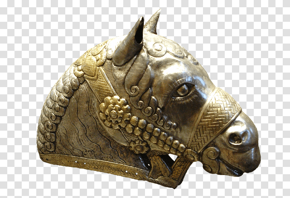 Head Horse Kerman Louvre Mao132 Bronze Sculpture, Figurine, Archaeology, Animal Transparent Png