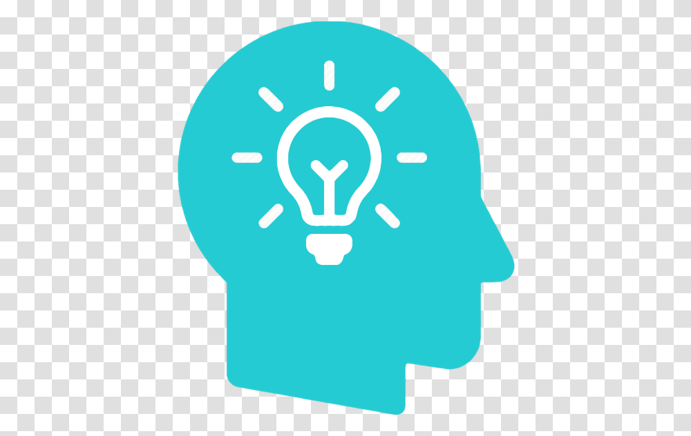 Head Icon With Bulb Inside Brain Background Brain Icon, Light, Lightbulb Transparent Png