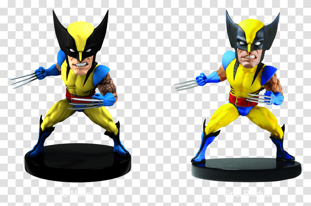 Head Knocker Wolverine, Figurine, Person, Human, Toy Transparent Png