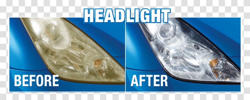 Head Light Restoring Yellowed Headlights Transparent Png