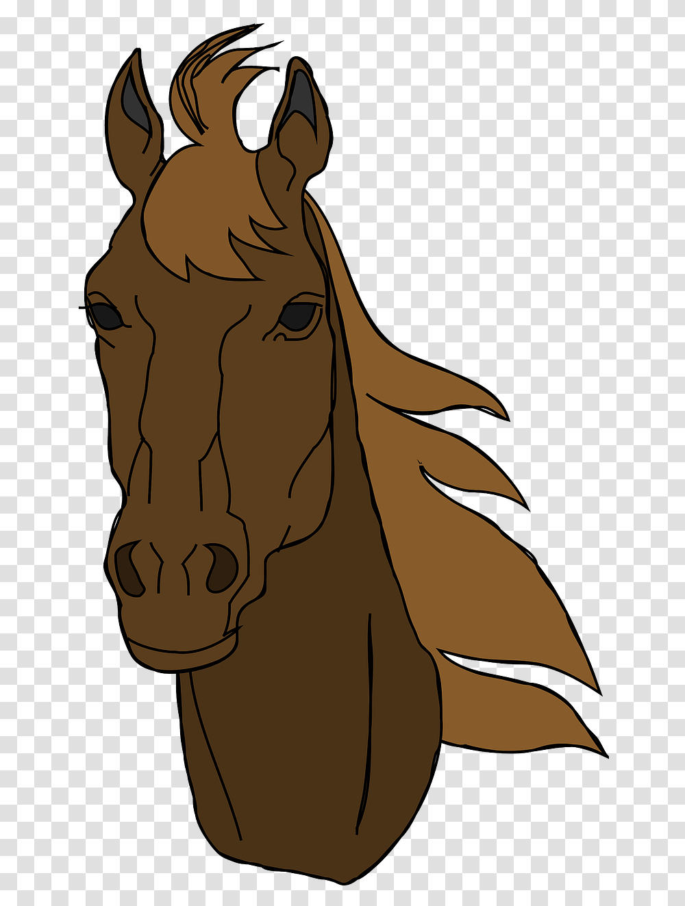 Head Mask Computer Icons Drawing Free Commercial Horse Head Clip Art, Apparel, Mammal, Animal Transparent Png