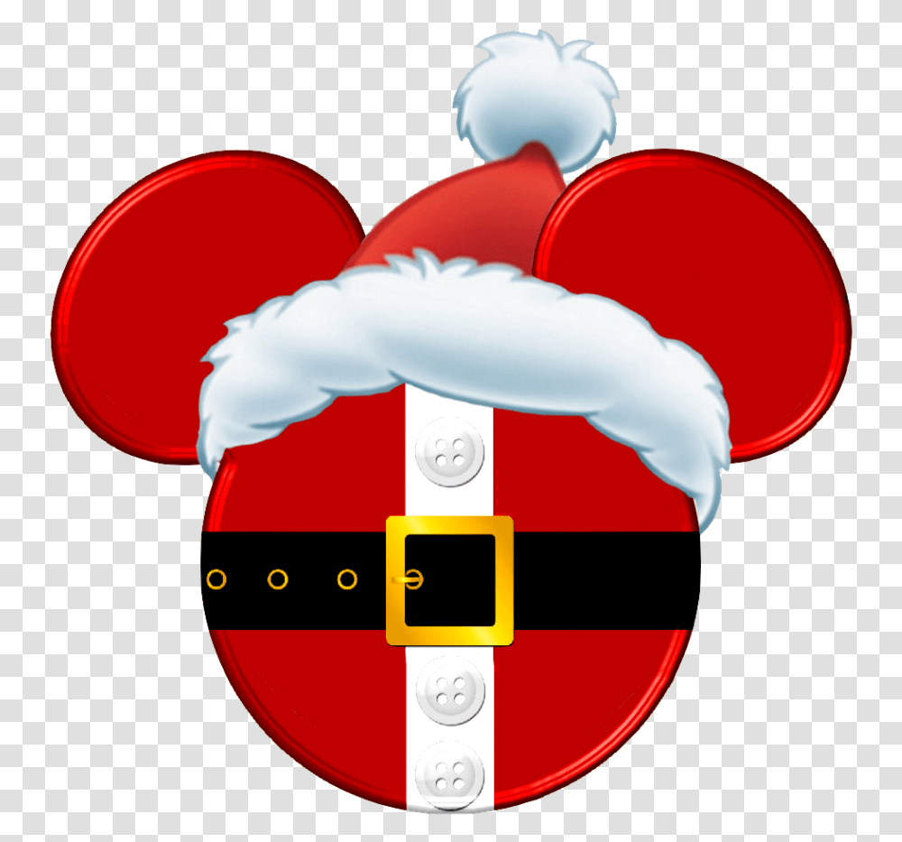 Head Mickey Christmas Clipart, Logo, Trademark, Person Transparent Png