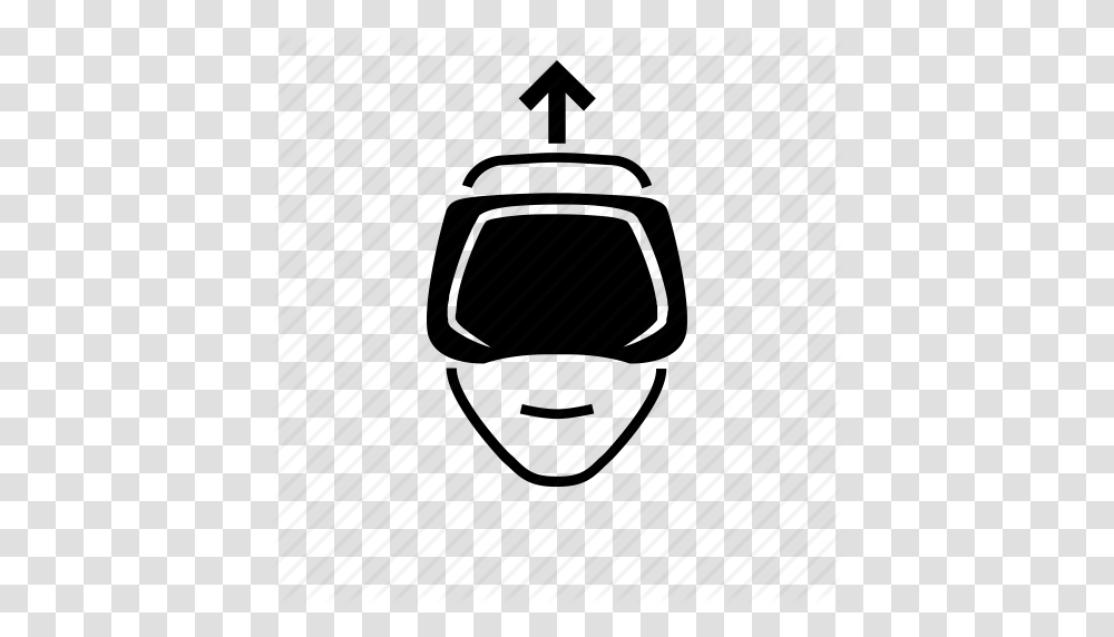 Head Move Oculus Rift Point Up Virtual Reality Vr Icon, Cowbell, Piano, Leisure Activities, Musical Instrument Transparent Png