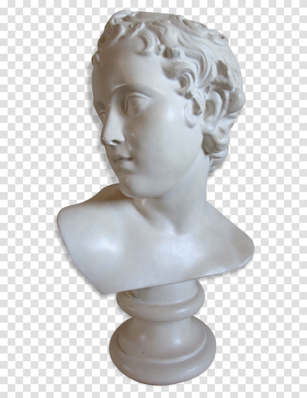 Head Of Young ManSrc Https Bust, Sculpture, Statue, Figurine Transparent Png