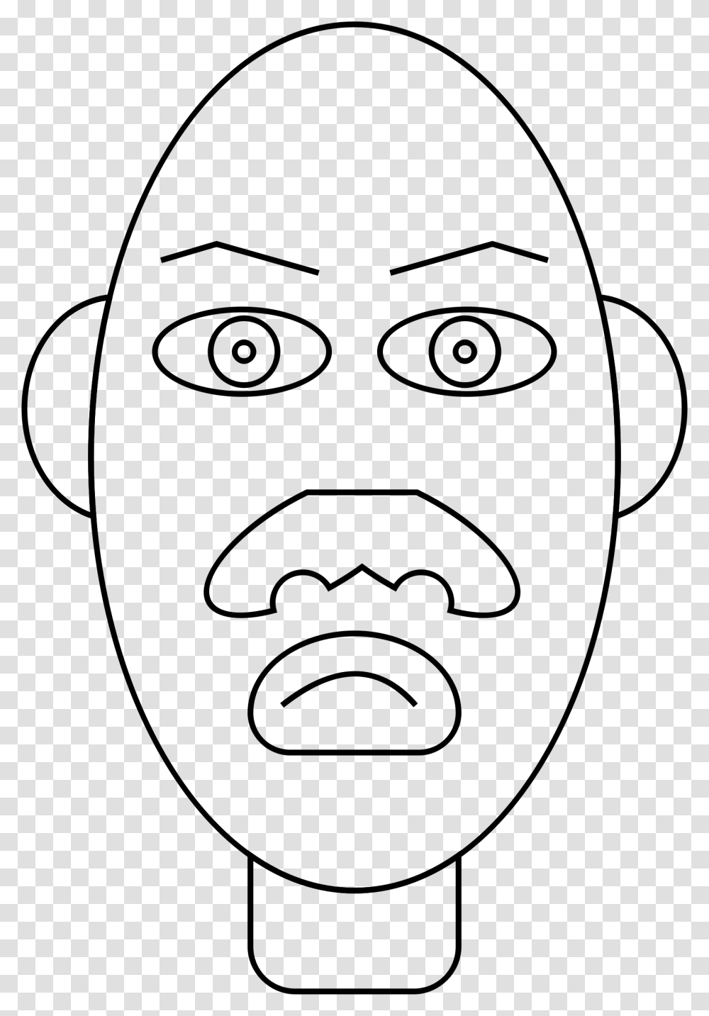 Head On A Stick Easter Eggs To Colour, Gray, World Of Warcraft Transparent Png