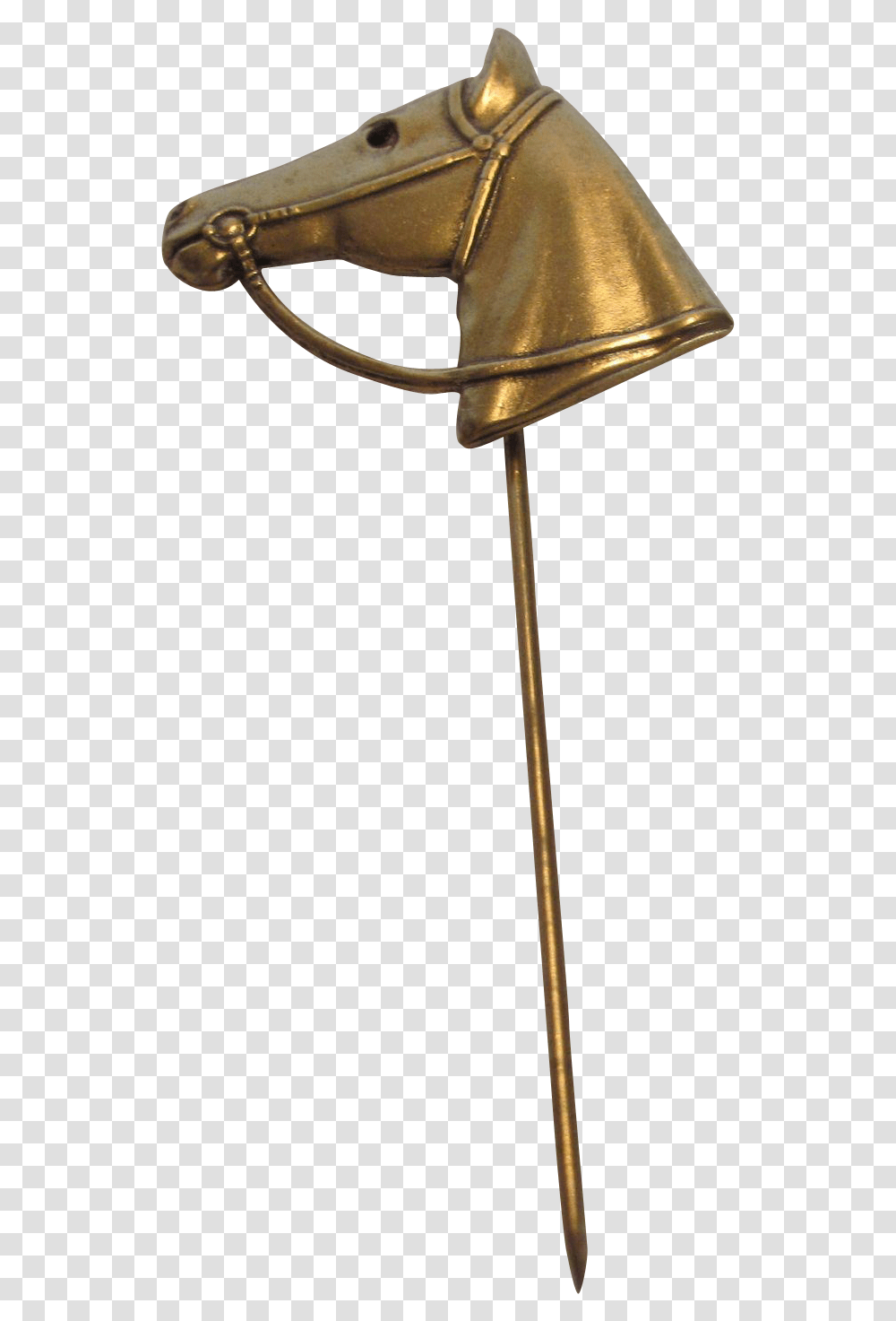 Head On Stick Metal Horse On Stick, Weapon, Weaponry, Axe, Tool Transparent Png