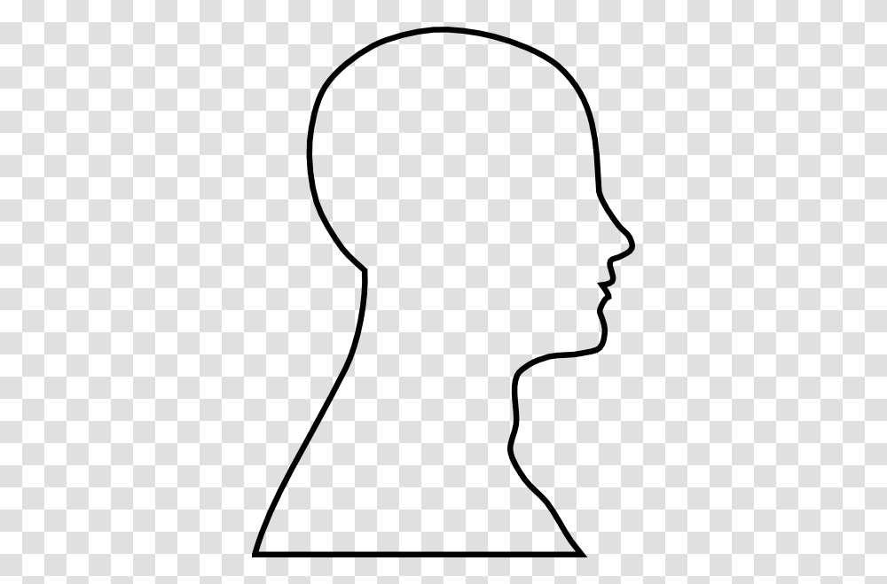 Head Outline Clip Art, Silhouette, Bow, Stencil, Footprint Transparent Png