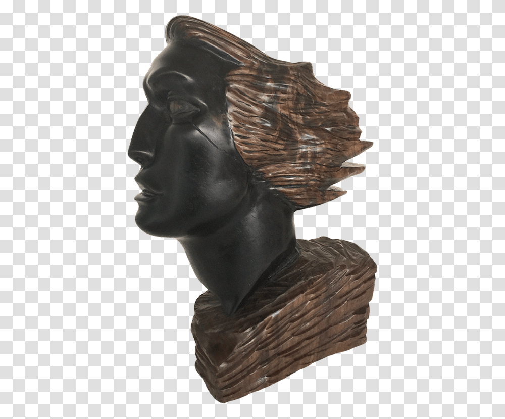 Head Sculpture 1 Bust, Home Decor, Bird, Bronze Transparent Png