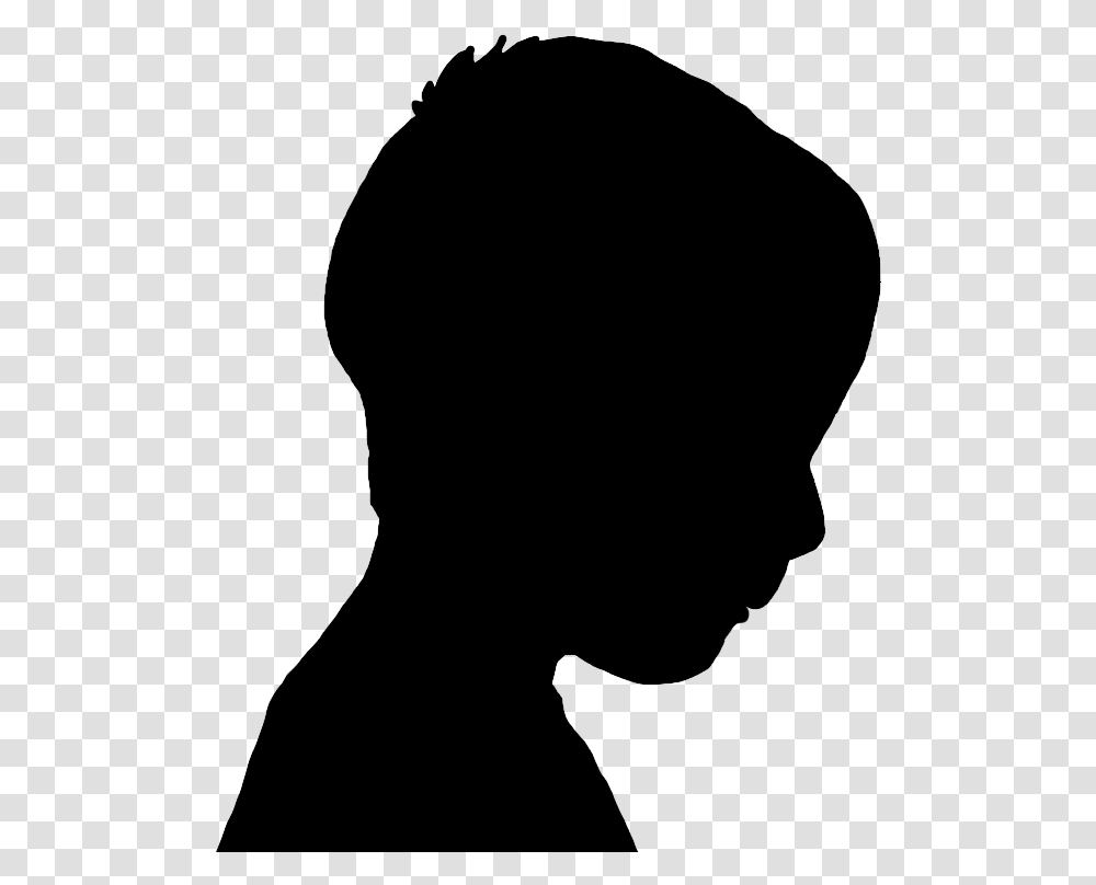 Head Silhouette Head Silhouette, Gray, World Of Warcraft Transparent Png