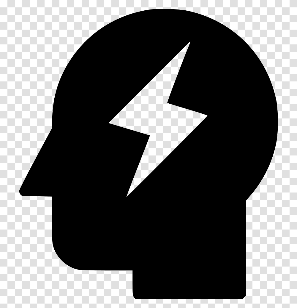 Headache Robot Power Lightning Idea Comments Brain Thinking Icon, Axe, Tool, Hand Transparent Png