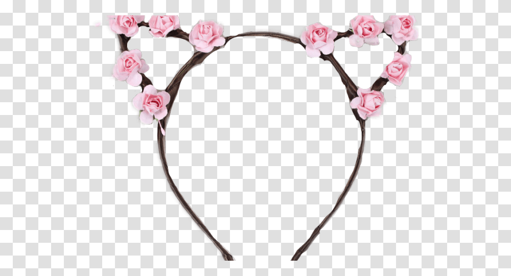 Headband Clipart Rose Crown Cat Ear Headband, Plant, Flower, Blossom Transparent Png