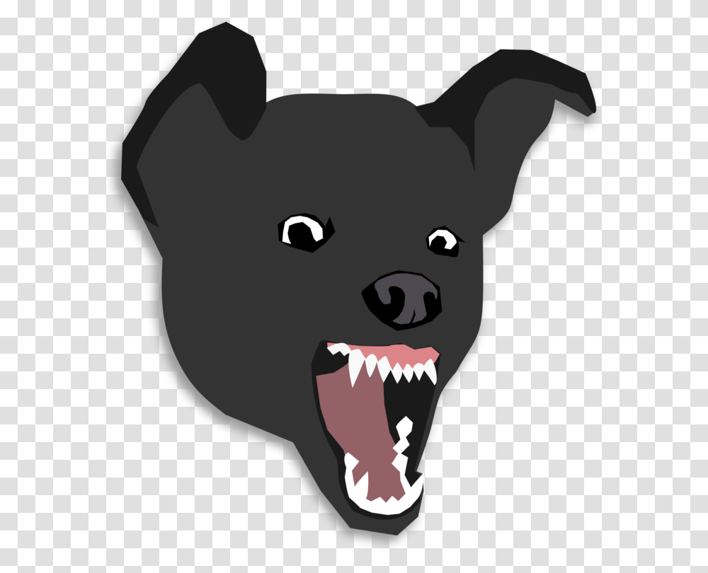 Headcarnivorandog Cartoon Dog Head, Mammal, Animal, Snout, Stencil Transparent Png