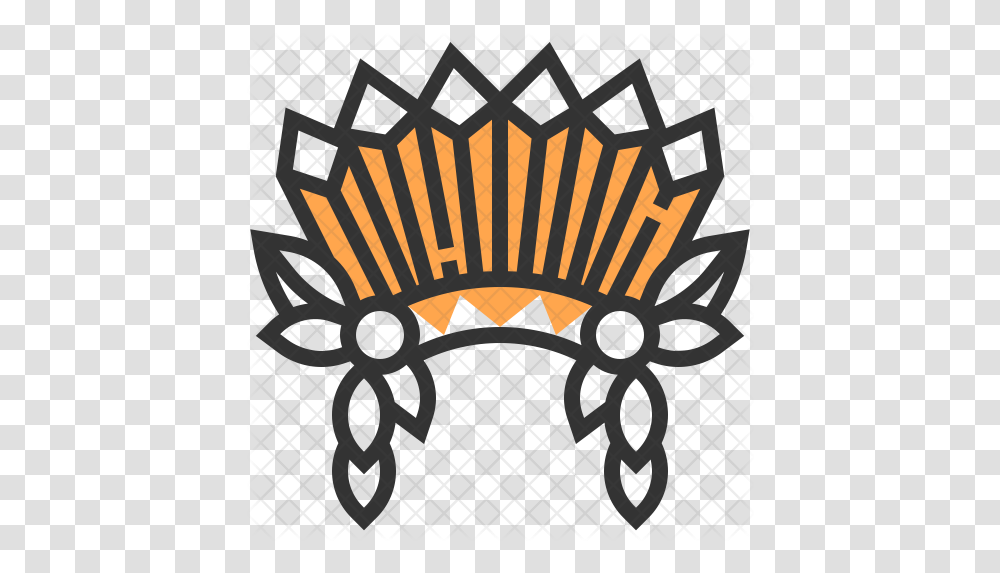 Headdress Icon Cocar, Symbol, Logo, Trademark, Emblem Transparent Png