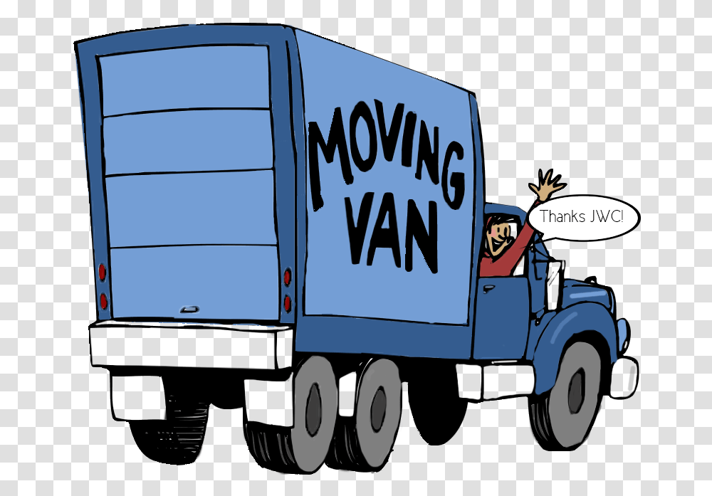 Headed Out, Moving Van, Vehicle, Transportation, Truck Transparent Png