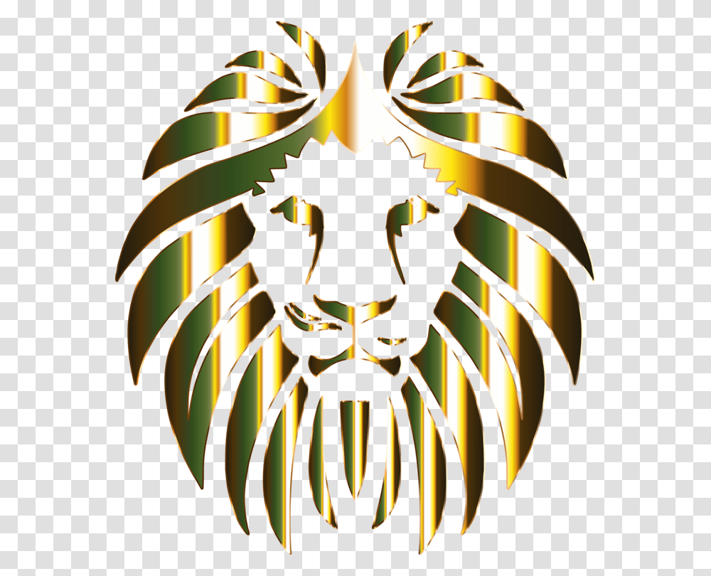 Headleafsymmetry Lion Face Vector, Lamp Transparent Png