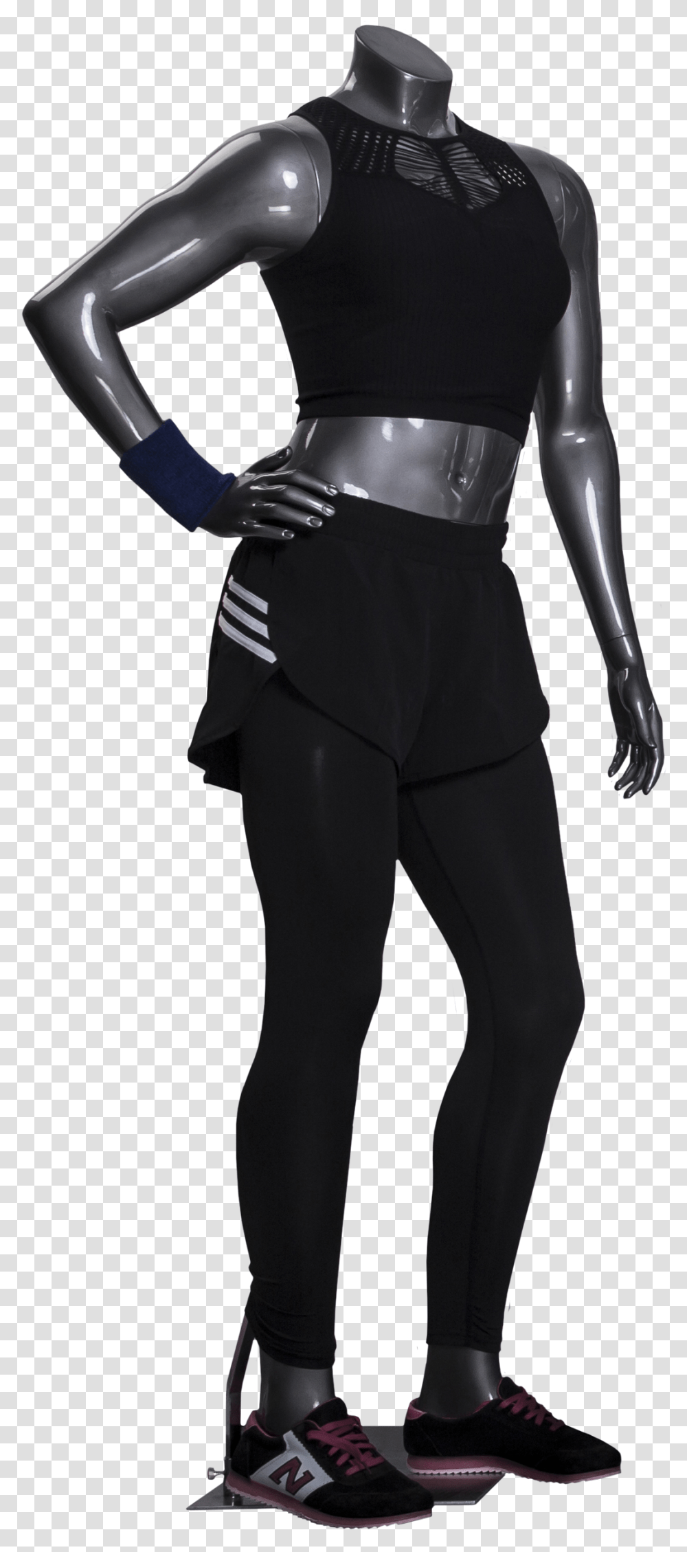 Headless Athletic Sports Female Mannequin Spandex, Apparel, Person, Pants Transparent Png