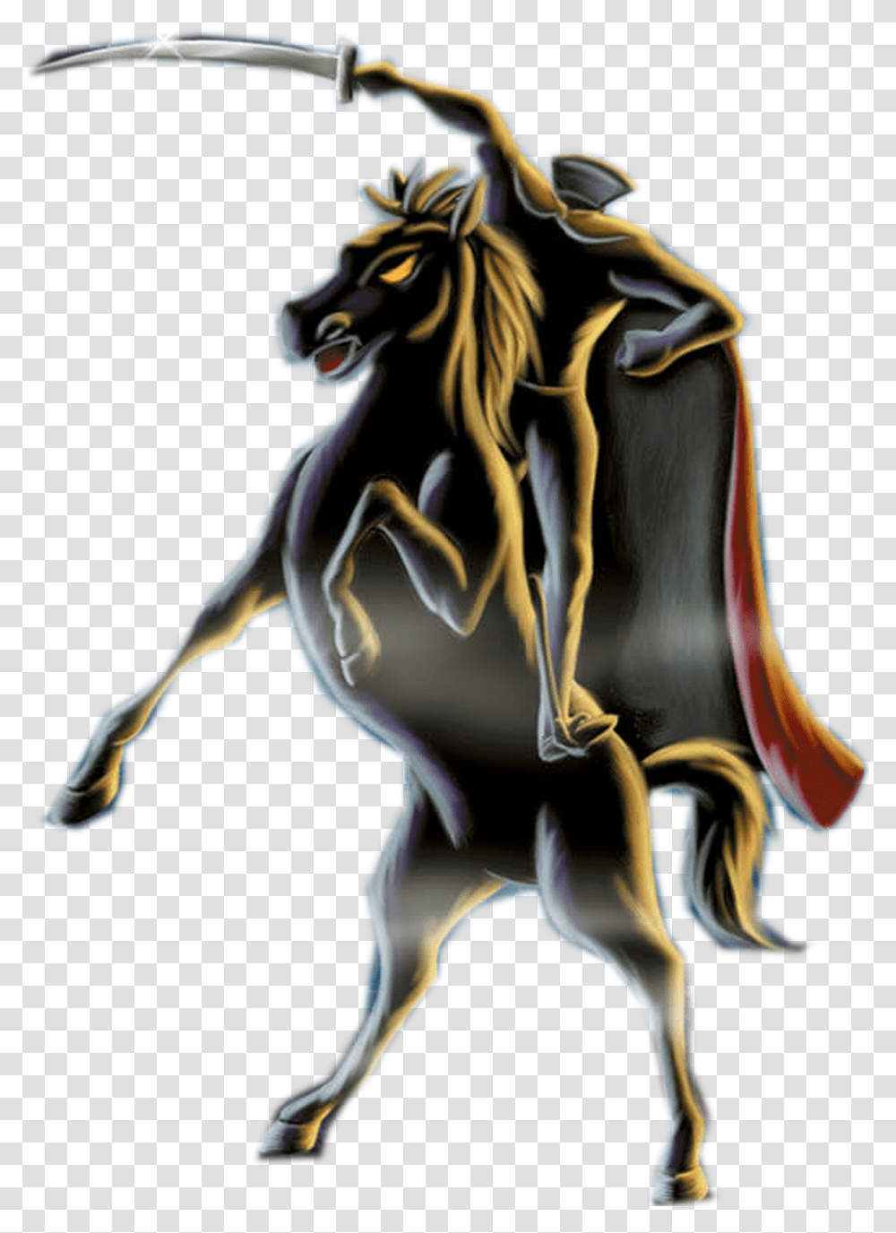 Headless Horseman Clipart Clipart Headless Horseman Disney, Mammal, Animal, Wildlife, Ornament Transparent Png