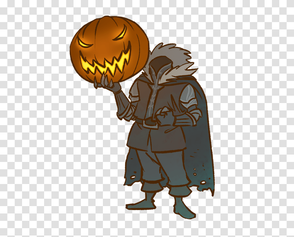 Headless Horseman Clipart, Lamp, Plant, Pumpkin, Vegetable Transparent Png