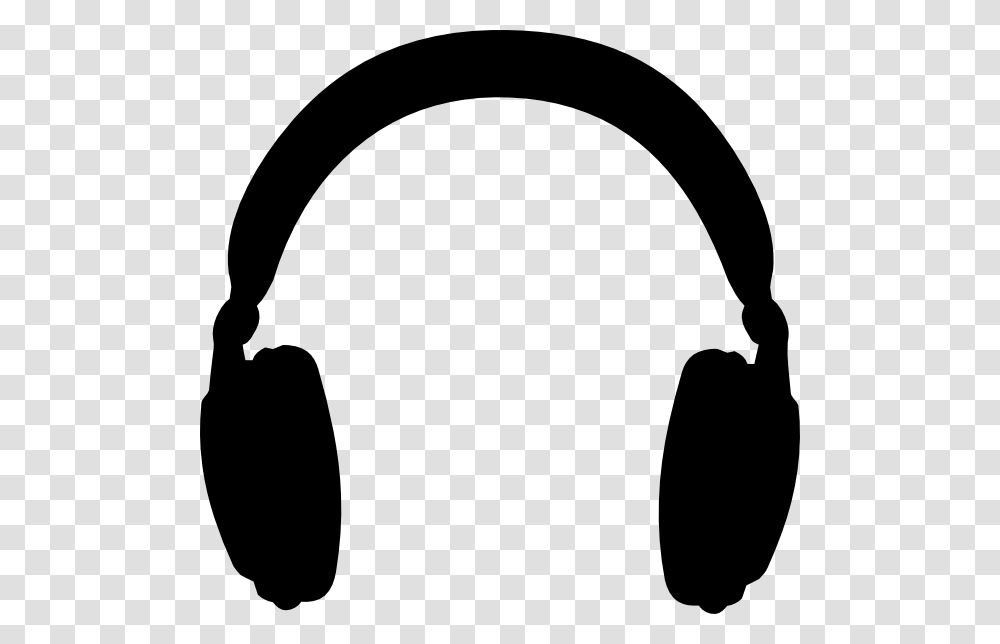 Headphones Clipart Black And White Crafts And Arts, Electronics, Headset Transparent Png