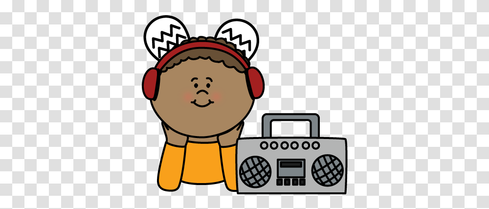 Headphones Clipart Listening Centre Boy Listening To Radio Listen To Music Clipart, Electronics Transparent Png