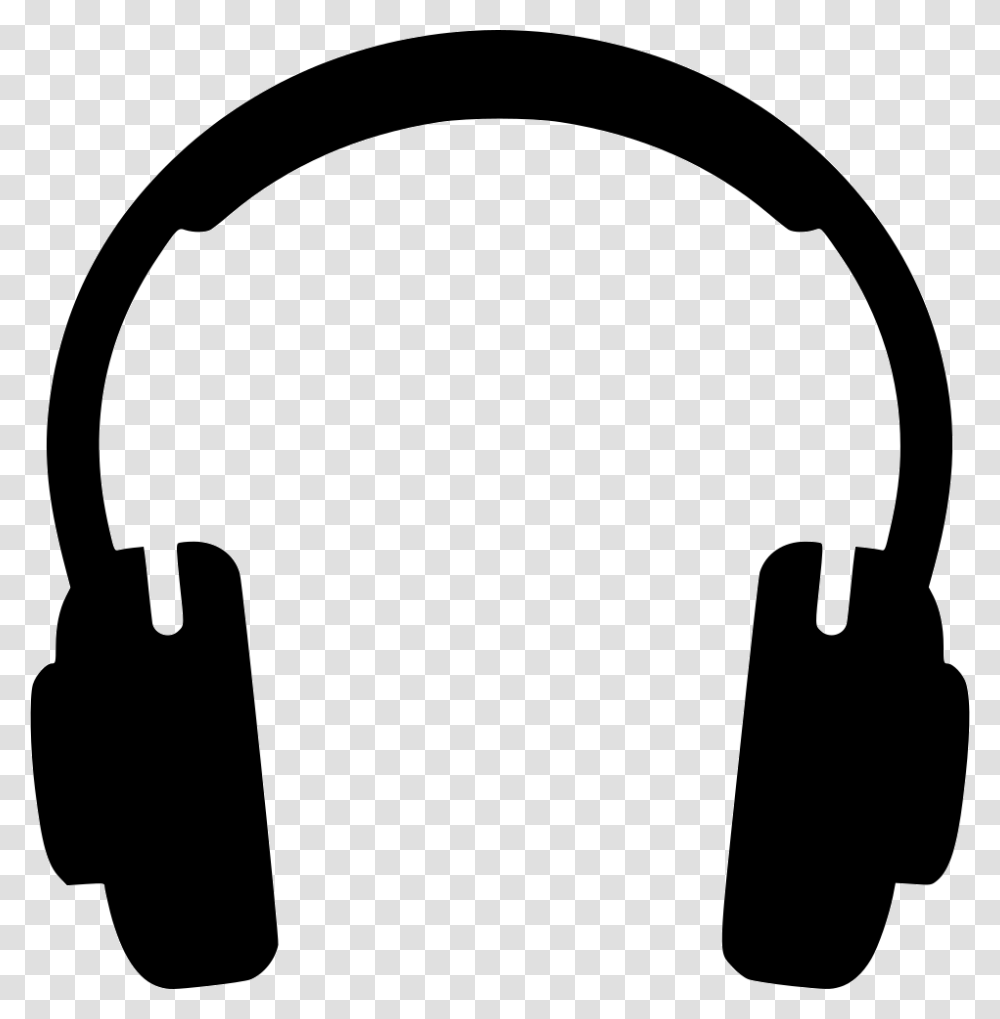 Headphones Headphones Clipart, Electronics, Headset, Stencil Transparent Png