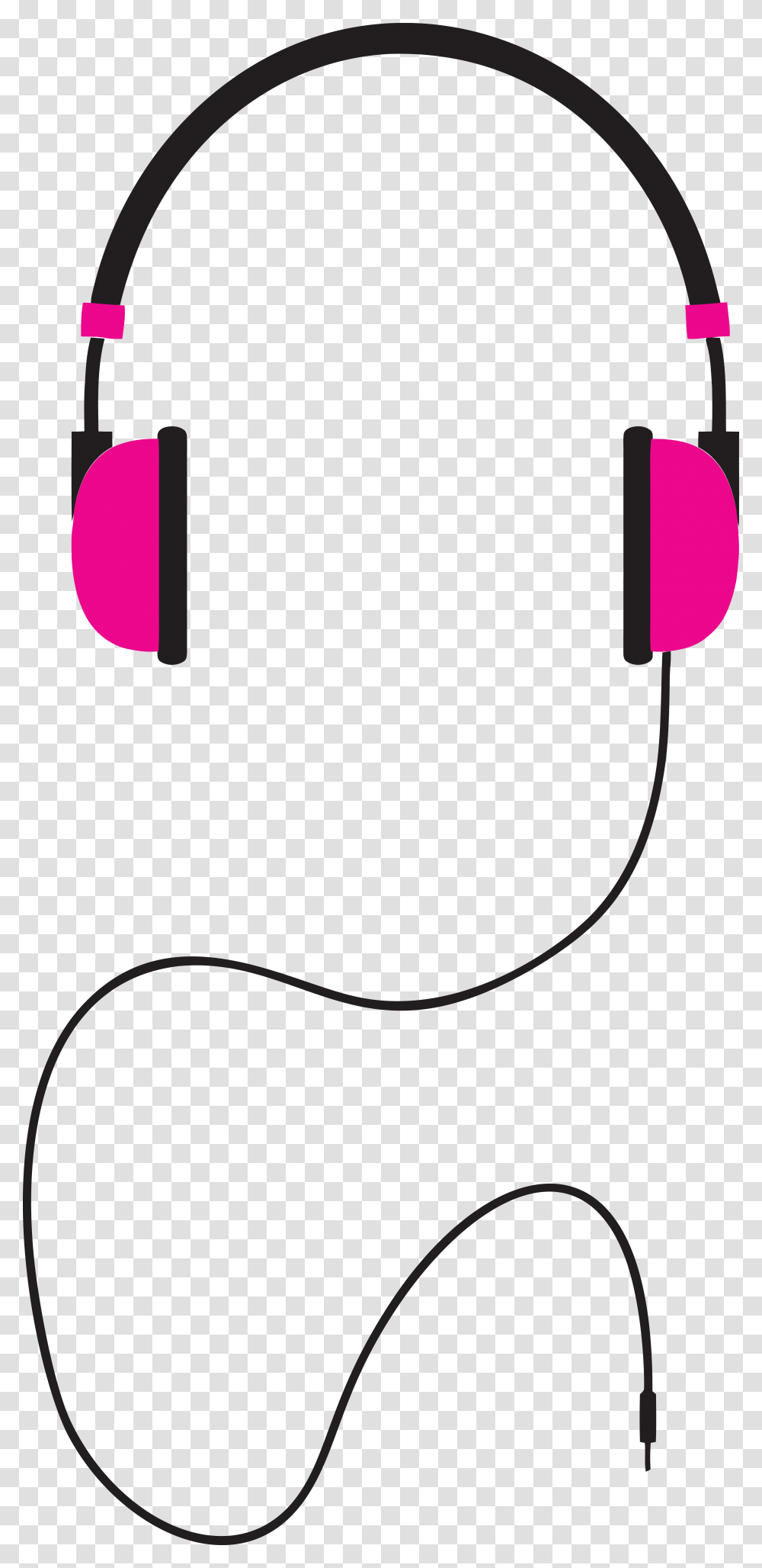 Headphones Illustration Pink Headphones Clipart, Electronics Transparent Png