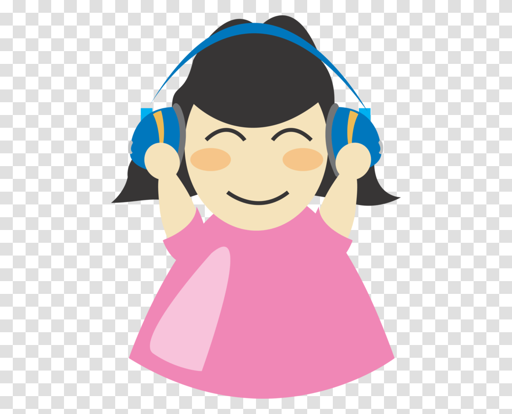 Headphones Music Headset Listening Woman, Person, Human, Electronics, Face Transparent Png
