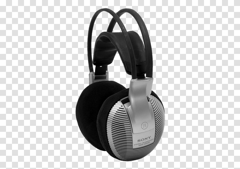 Headphones Music Sony Stereo Isolated Cropping Fejhallgat Zene, Electronics, Headset Transparent Png