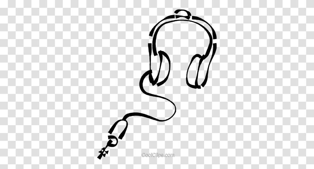Headphones Royalty Free Vector Clip Art Illustration, Electronics, Skin, Alphabet Transparent Png