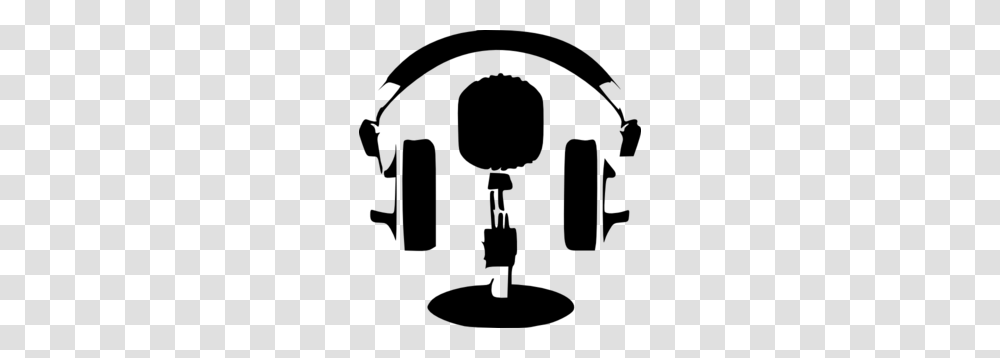 Headphones Witn Microphone On White Backgr Clip Art, Gray, World Of Warcraft Transparent Png