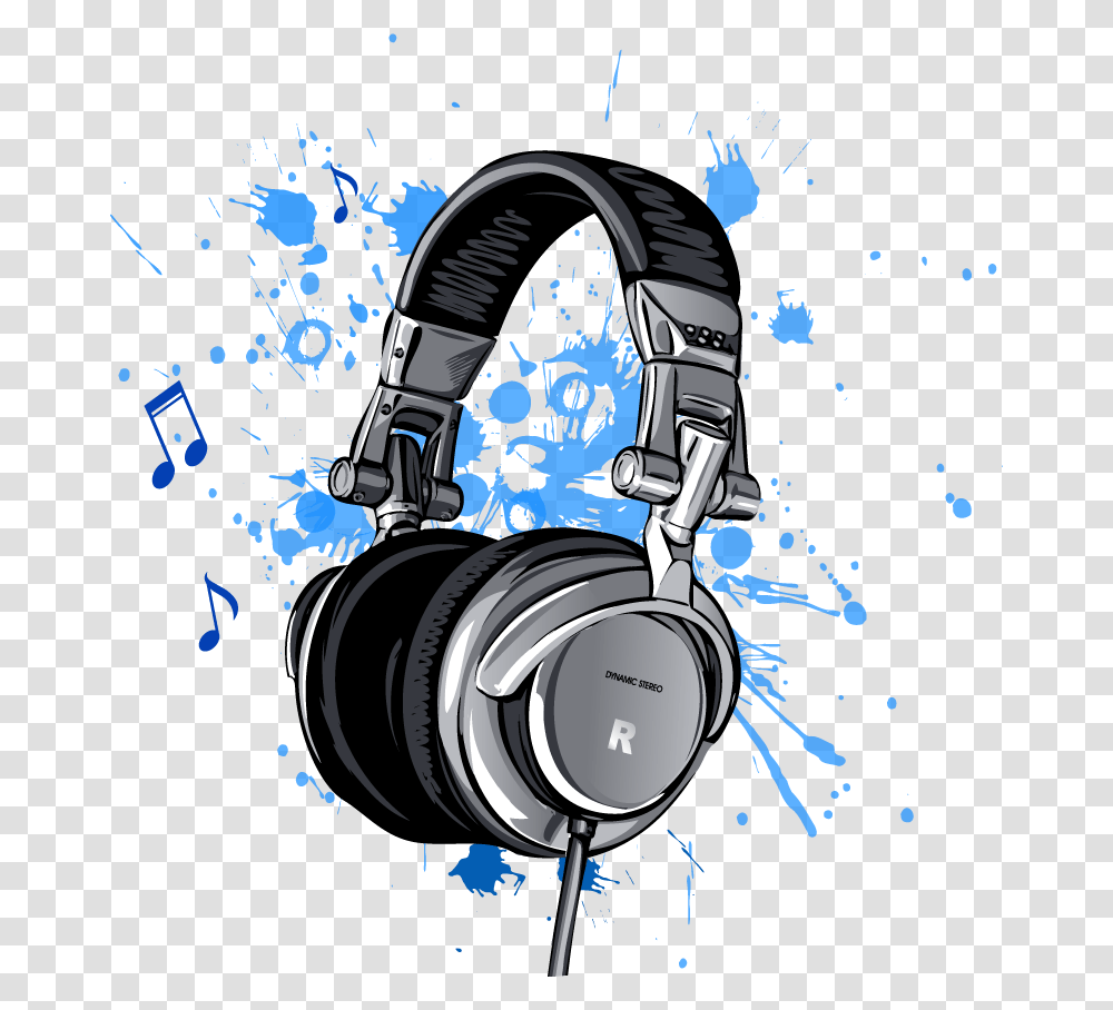 Headphonesgadgetaudio Deviceclip Artgraphic Designearaudio Headphones With Two Jacks, Electronics, Headset Transparent Png