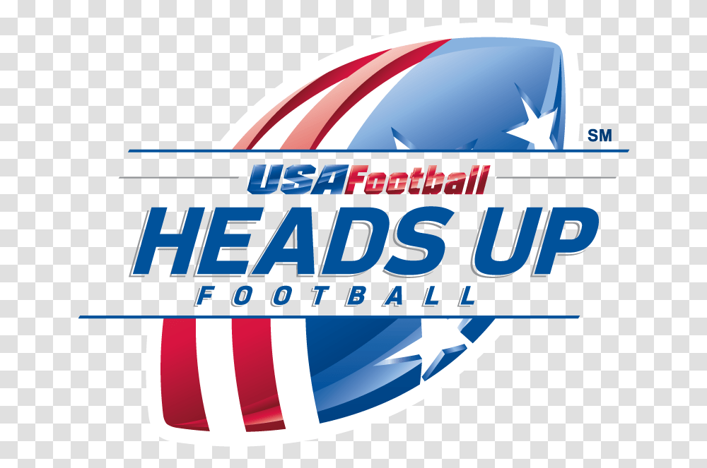 Heads Up Football Usa Football, Word, Logo Transparent Png