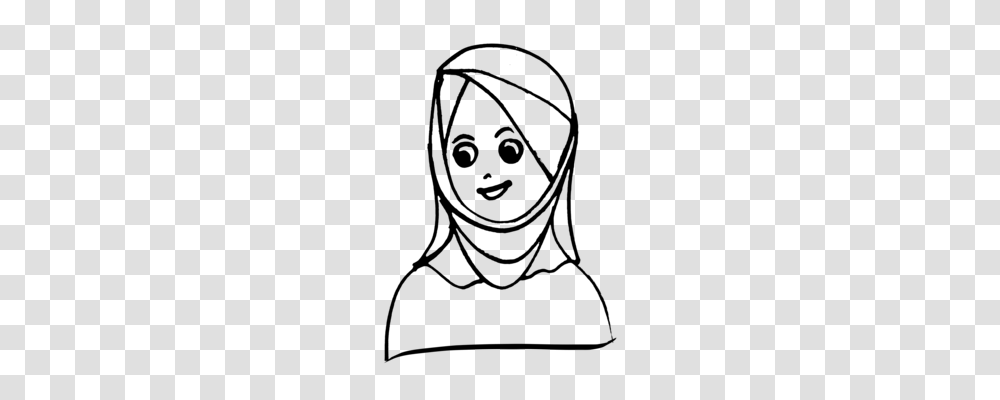 Headscarf Hijab Veil Clothing, Gray, World Of Warcraft Transparent Png