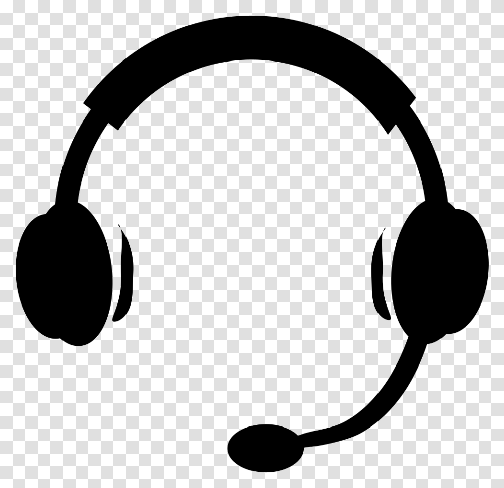 Headset Headphones, Electronics, Stencil Transparent Png