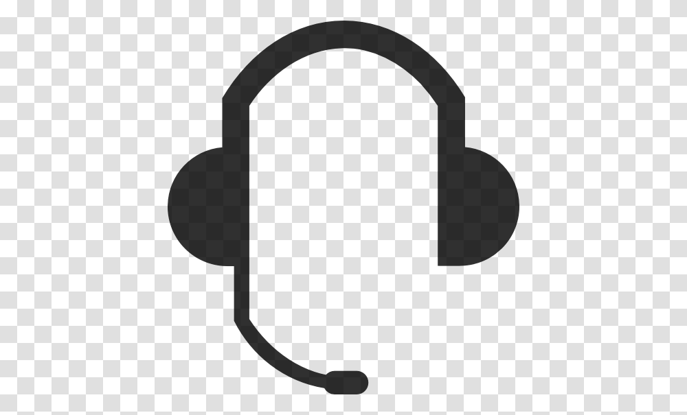 Headset Icon Clipart, Stencil, Silhouette, Electronics Transparent Png