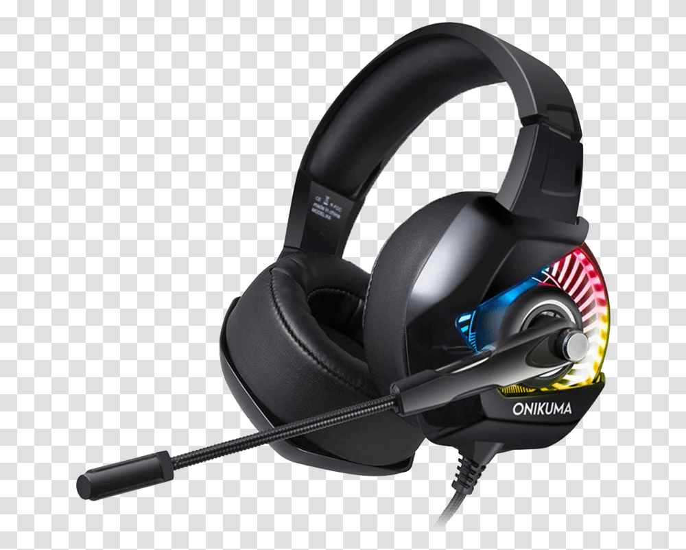 Headset Onikuma, Helmet, Apparel, Electronics Transparent Png