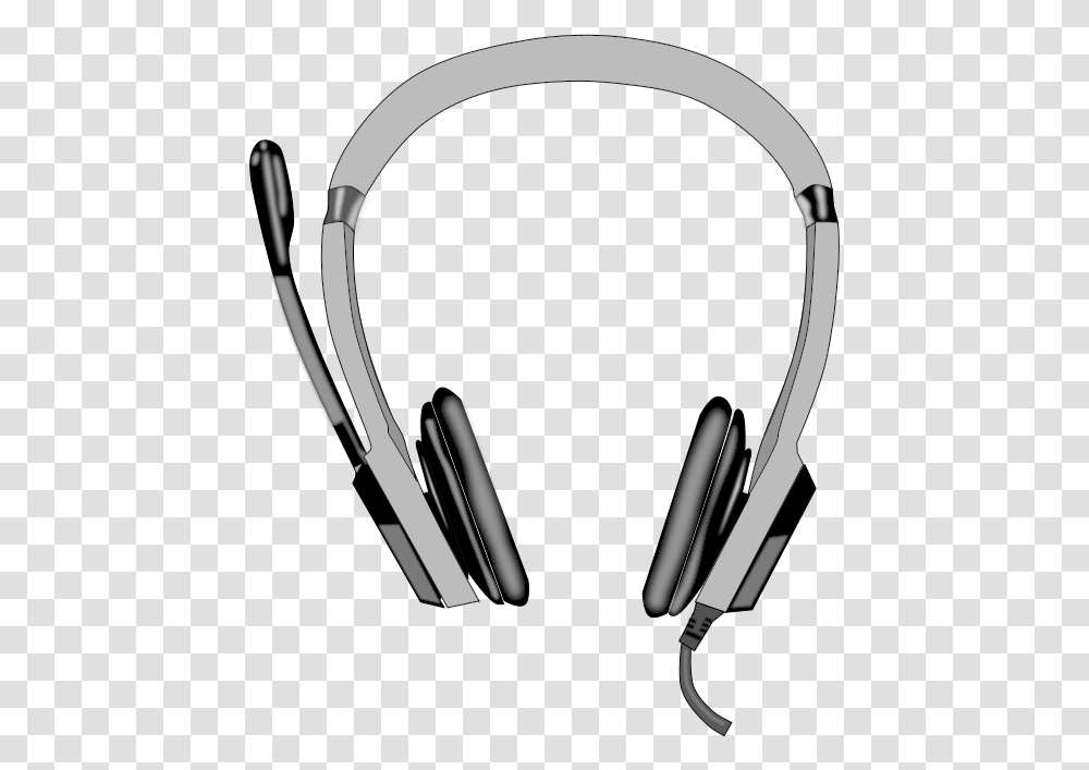 Headsetelectronic Deviceheadphones Headphone Microphone Cartoon, Electronics, Blow Dryer, Appliance, Hair Drier Transparent Png