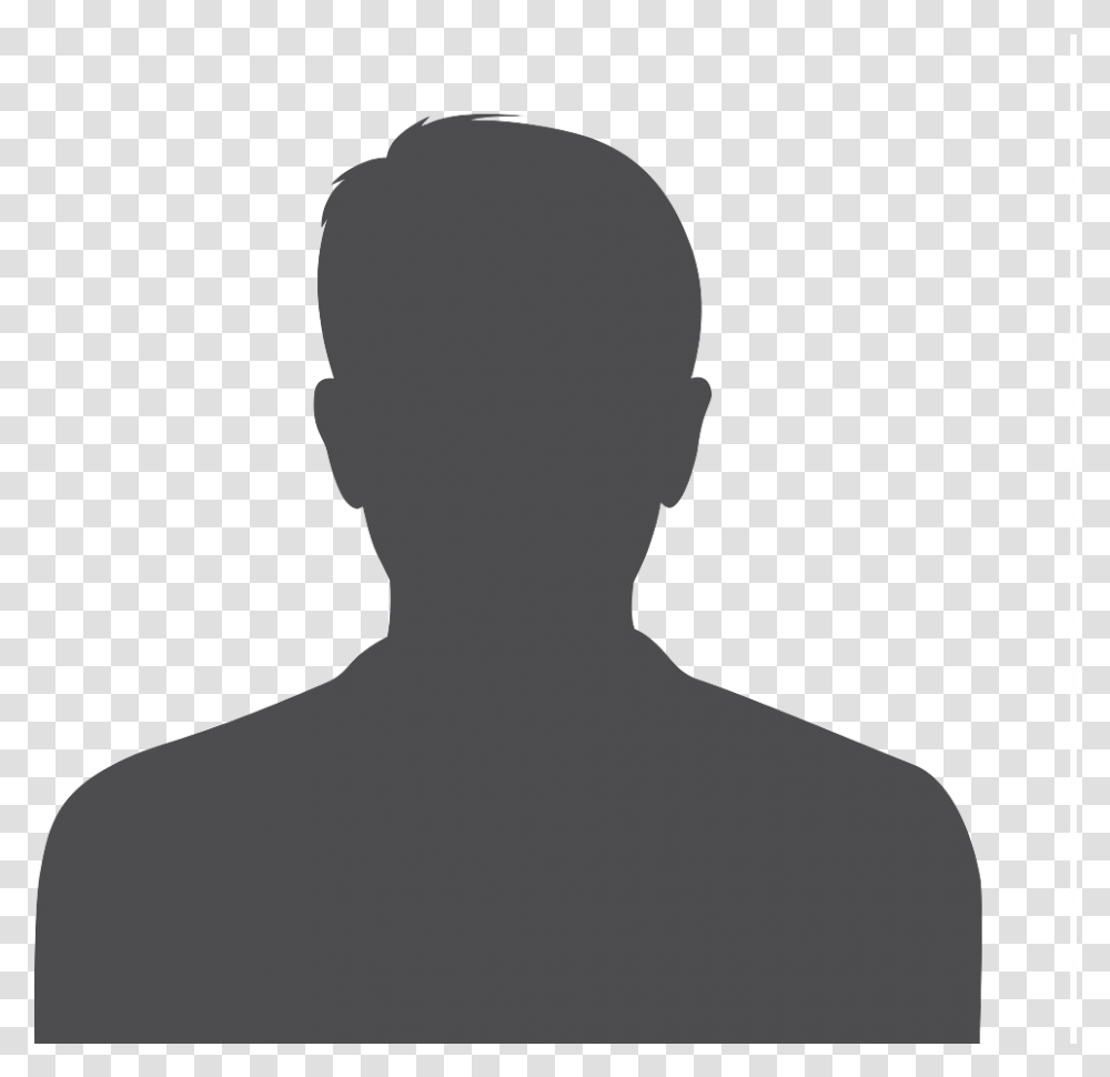 Headshot Placeholder Headshot Placeholder Male Headshot Anonymous Man, Silhouette, Back, Person, Human Transparent Png