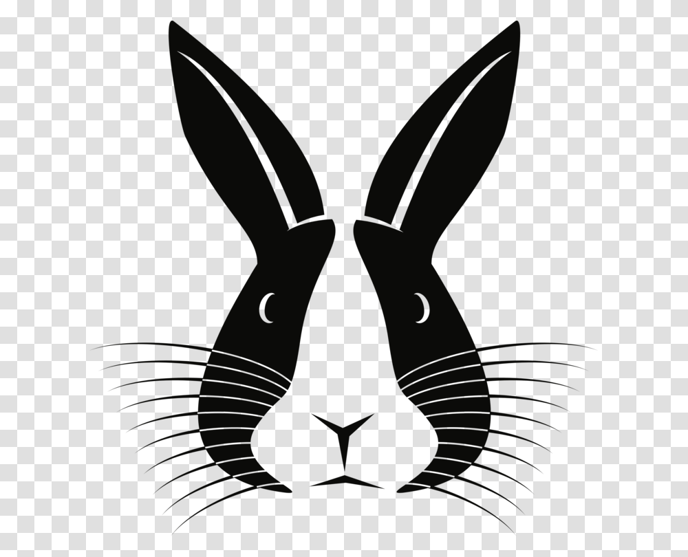 Headsilhouetterabits And Hares Silhouette Rabbit Vector, Mammal, Animal, Rodent, Bunny Transparent Png