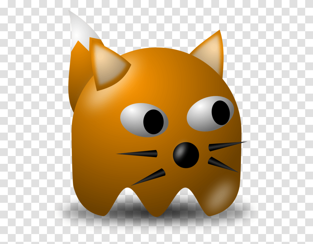 Headsmall To Medium Sized Catswhiskers Free Clip Fox Art, Piggy Bank Transparent Png