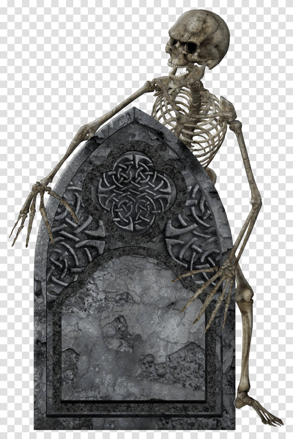 Headstone And Skeleton Tombstone, Armor Transparent Png