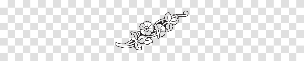 Headstone Clipart Flower, Floral Design, Pattern, Stencil Transparent Png