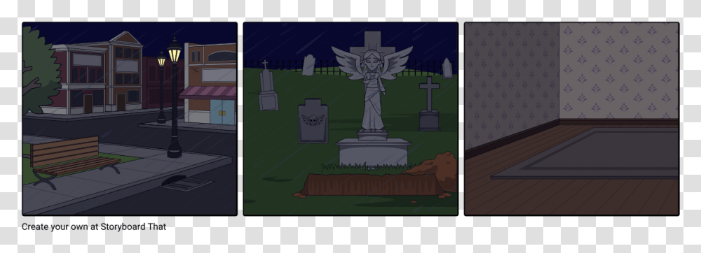 Headstone, Cross, Statue Transparent Png