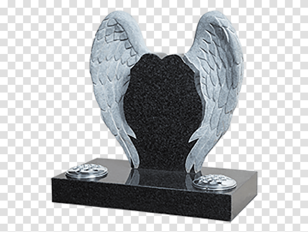 Headstones With Angel Wings, Person, Human, Sculpture Transparent Png