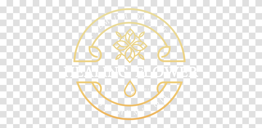 Healing Flower Circle, Logo, Trademark, Emblem Transparent Png